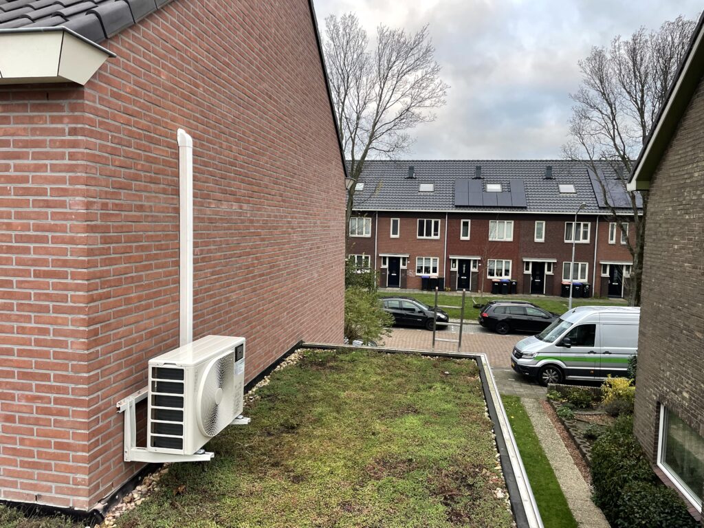 Warmtepomp aansluiting